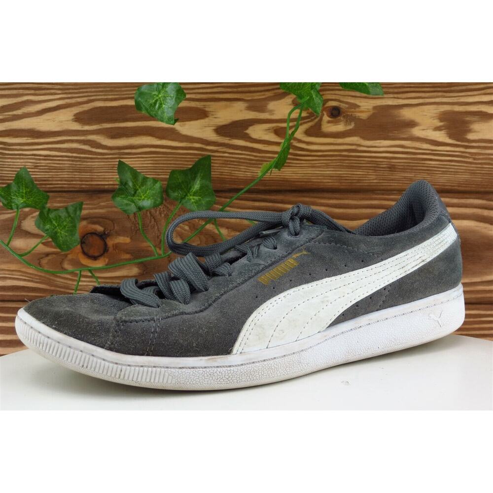 PUMA Women Sz 8 M‎ Gray Lace Up Fashion Sneakers Synthetic Shoe
